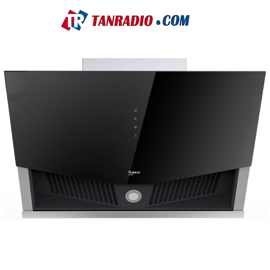 Rubine Mark Cooker Hood RCHMARK90BL + Double Gas Hob VISTA 2B 1400m3