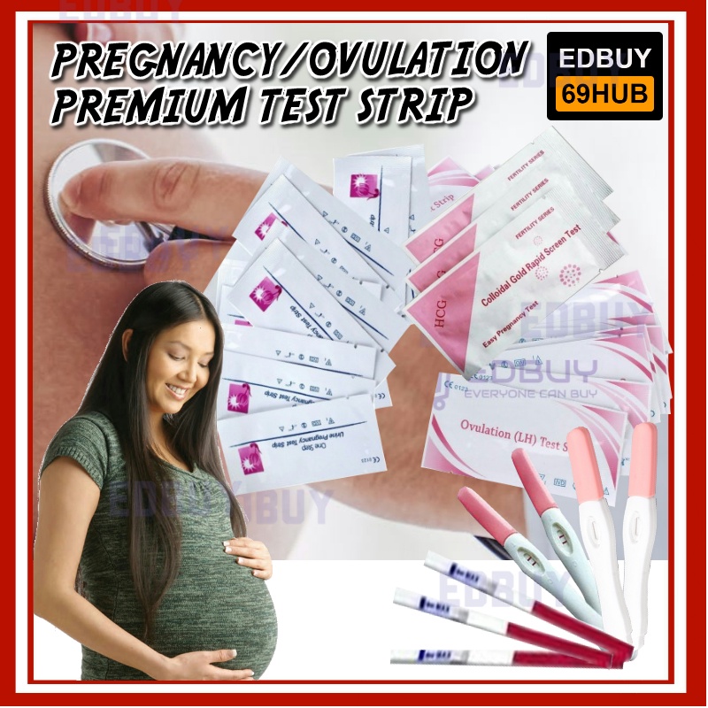 Pregnancy Test Strip Ovulation Test Pregnant Hamil Ovulasi Strip OPK LH