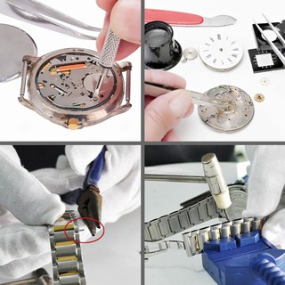 19pcs Practical Watch Repair Tool Kit With Storage Bag - 