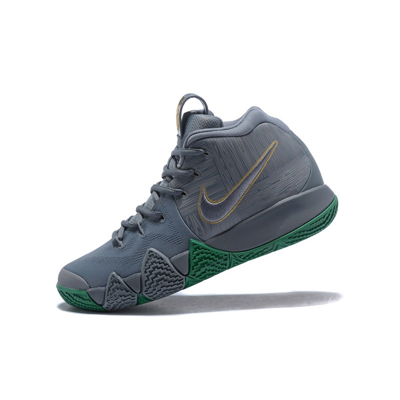 grey and green kyrie 4