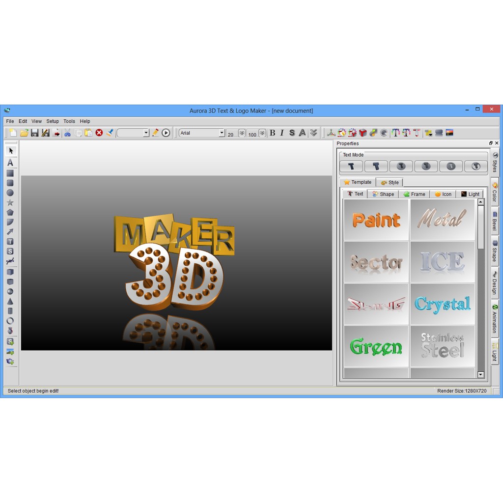 Aurora 3D Text & Logo Maker  Full Version Crack + Portable | Shopee  Malaysia
