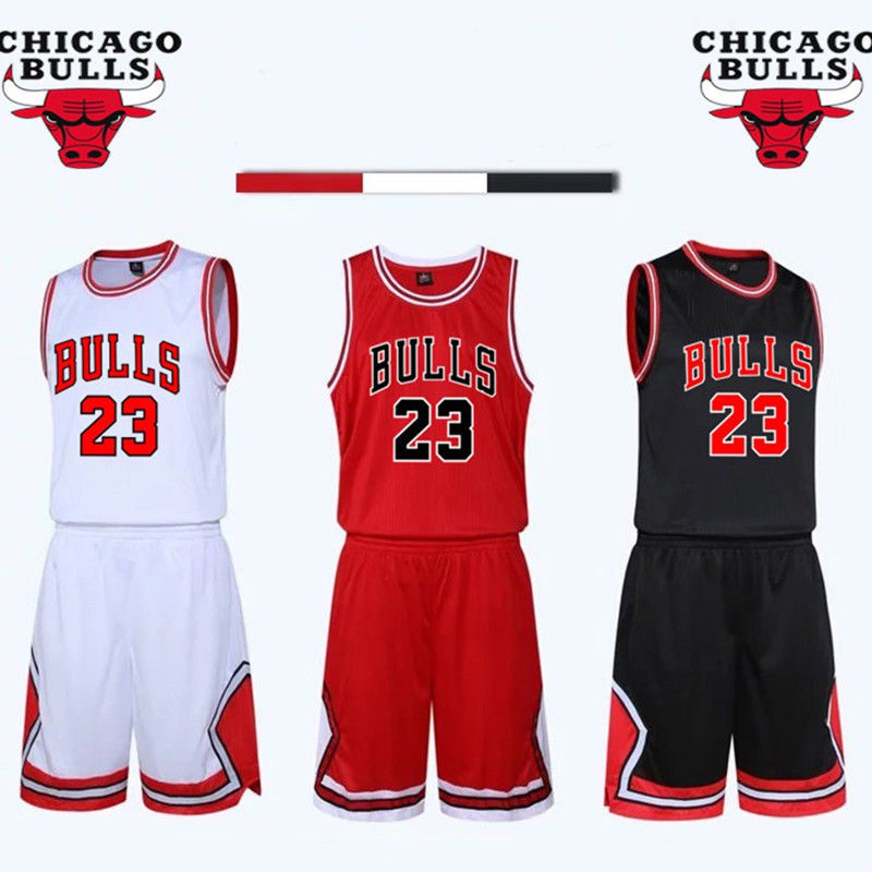 jordan 23 black and red jersey