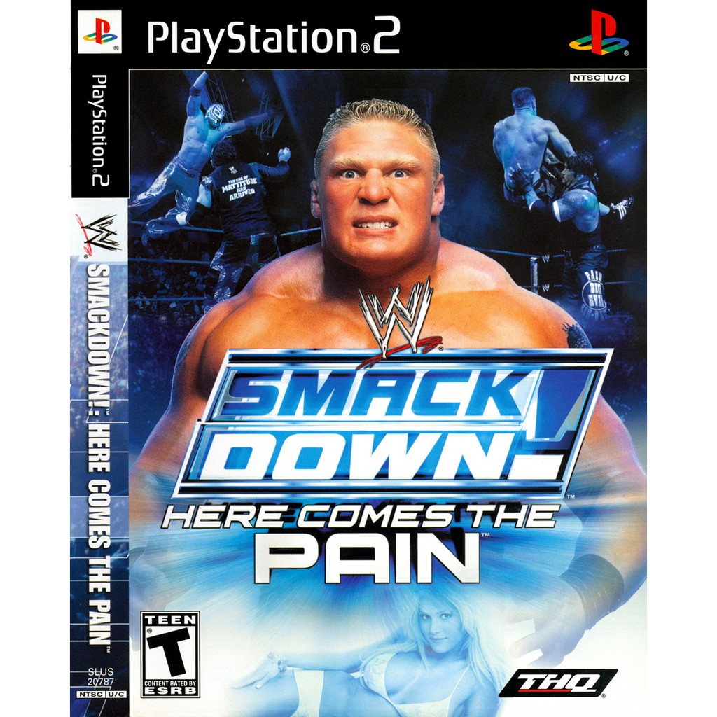 Ps2 Cd Dvd Game Wwe Smackdown Here Comes The Pain Shopee Malaysia