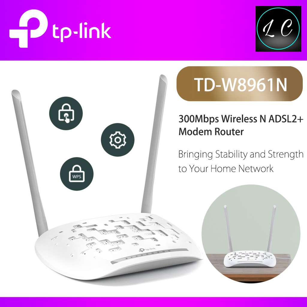 TD-W8961N, Modem Routeur ADSL2+ WiFi N 300 Mbps