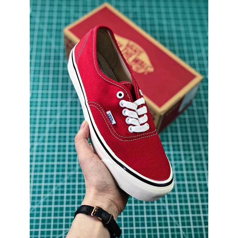 vans red casual shoes