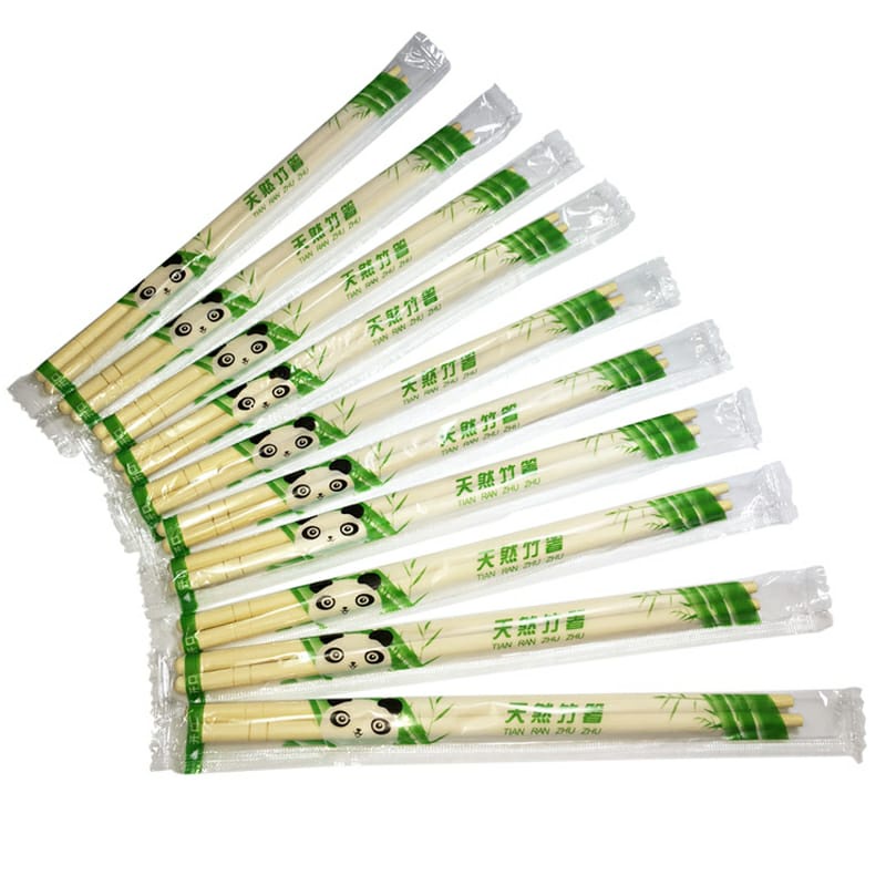 【1 Pairs Bamboo Chopstick Disposable】Chopstick Disposable, Hygienic Chopstick, Panda Chopstick, Bamboo Chopstick