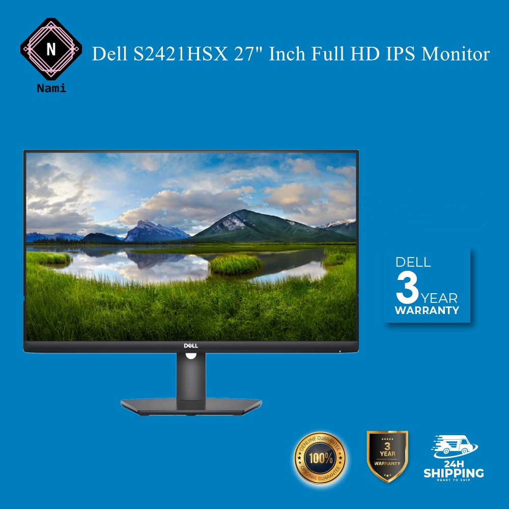 Dell S2421HSX 24" Inch FHD IPS LED Monitor (1920x1080) 75Hz - 3 Year
