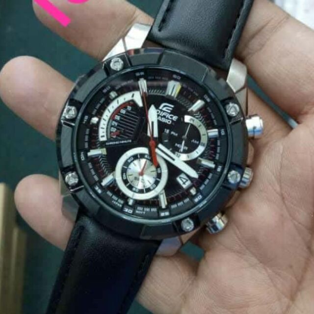 casio edifice leather belt