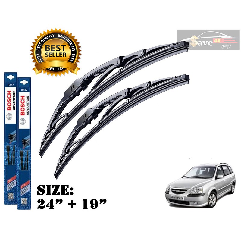 Original Bosch Advantage Wiper Blade Set For Naza Citra 24 19