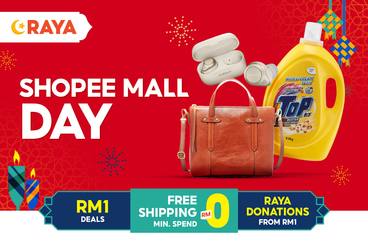 Get ready for Shopee Malaysia’s Raya Sale 2021! Enjoy free shipping with a minimum spend of RM0 as well as amazing Ramadan and 5.5 sales that will blow your mind. Not only that, get ready for Hari Raya conveniently and in a budget-friendly way with our RM1 deals and promotions on a variety of fashion, grocery, and home decoration goods!