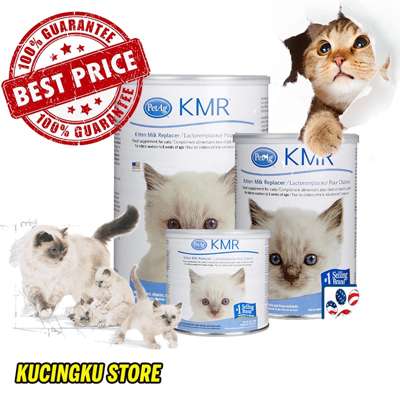 Susu Kucing PetAg KMR Kitten Milk Replacer Powder 28OZ (794G) Shopee