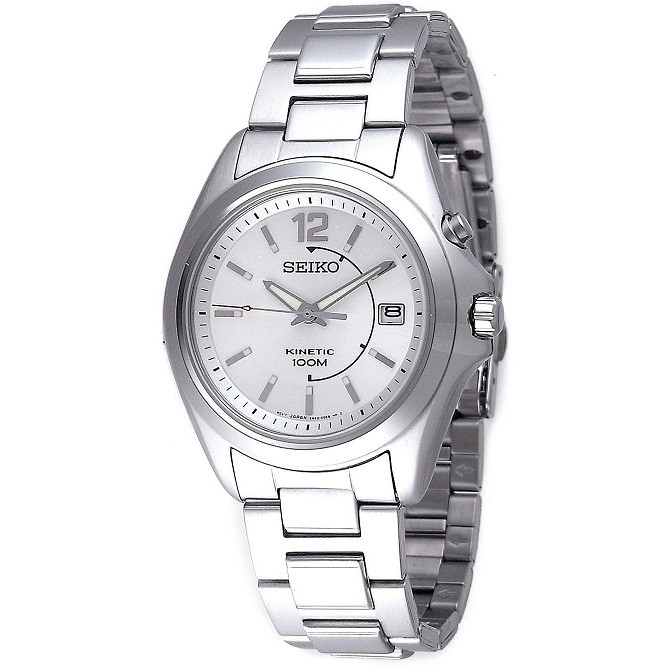 Seiko Kinetic Stainless Steel Men's Watch #SKA475P1 | Shopee Malaysia