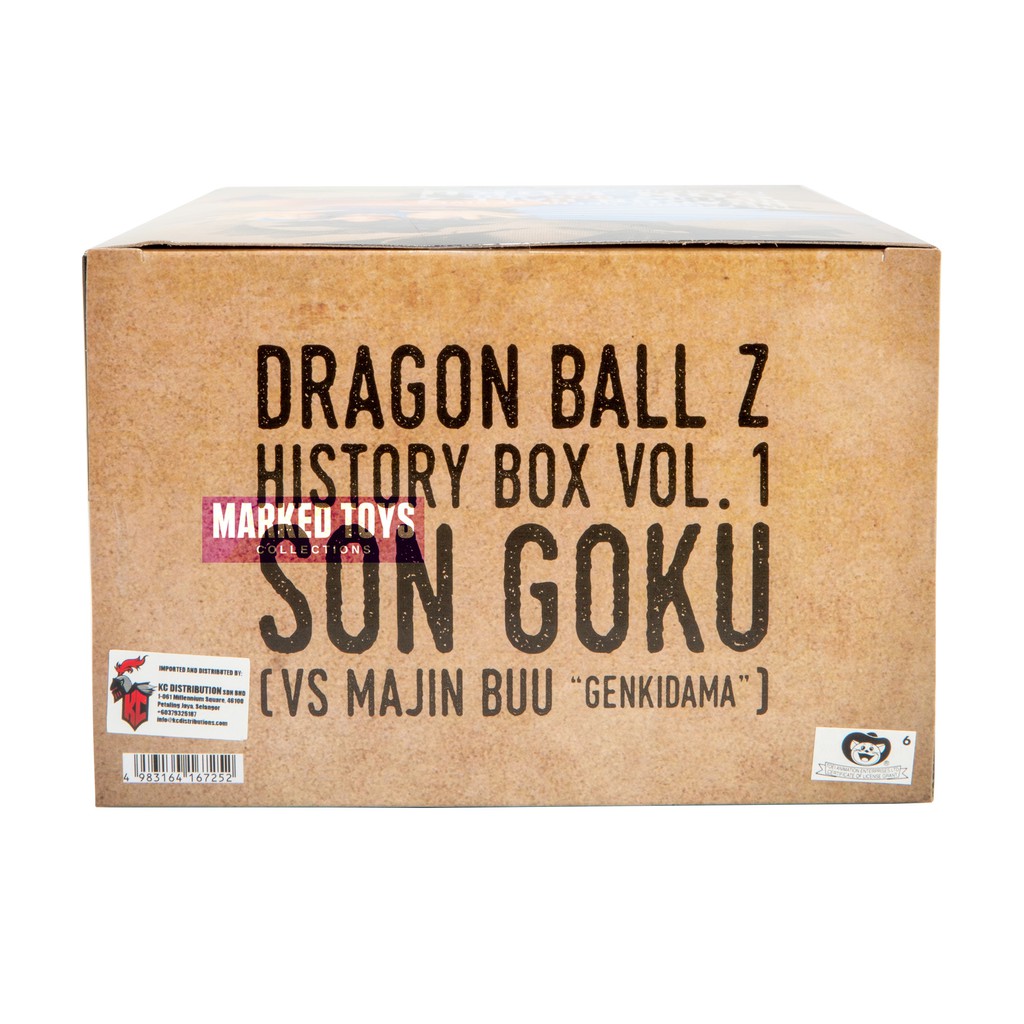 Goku Multicolor Figura de Accion Banpresto BP16725 Dragon Ball Z History Box Vol.1 