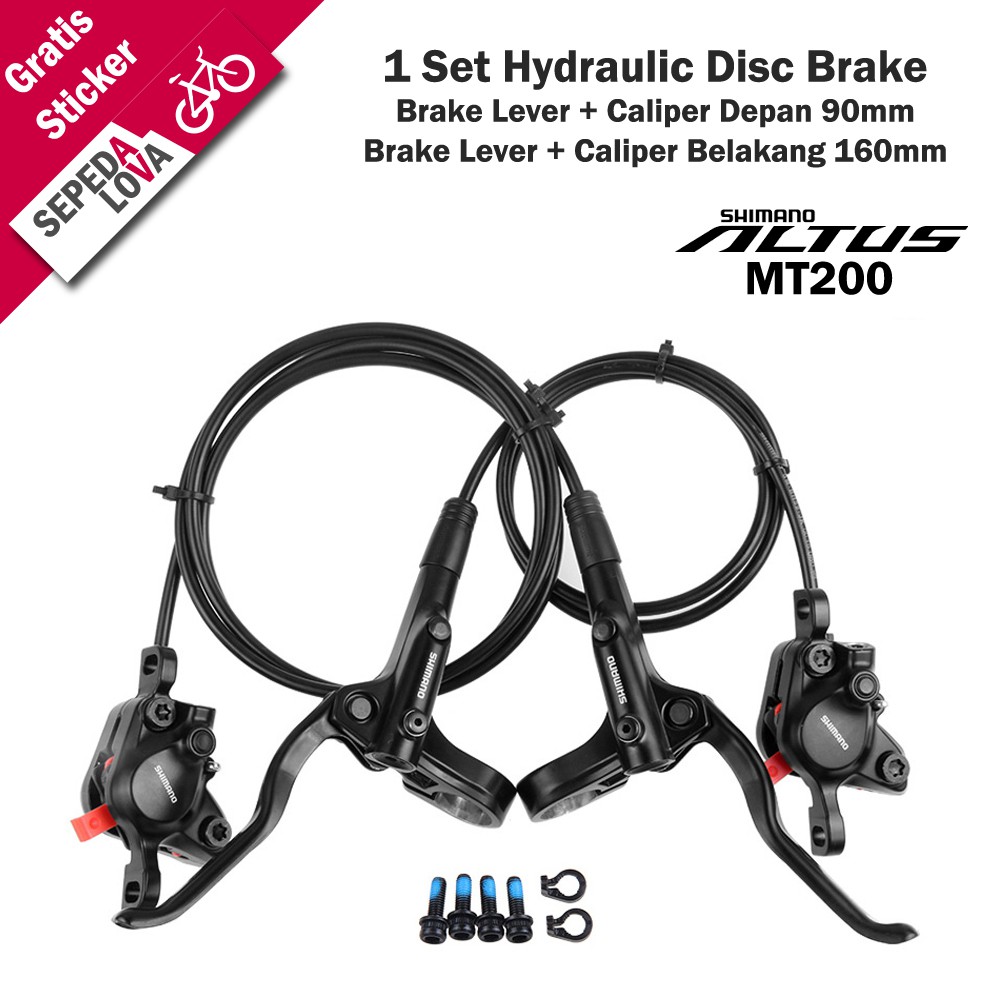 disc brake set shimano