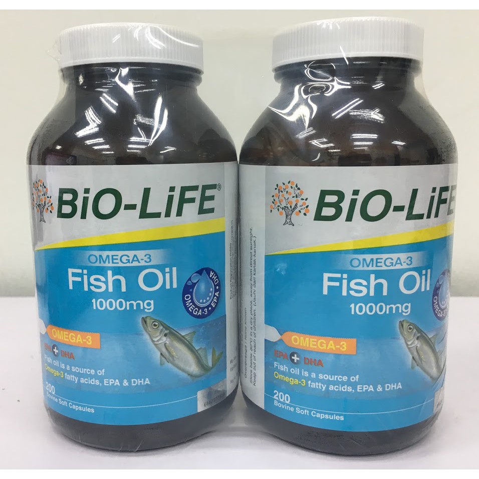 BioLife Omega3 Fish Oil 1000mg Exp04/2023 Shopee Malaysia