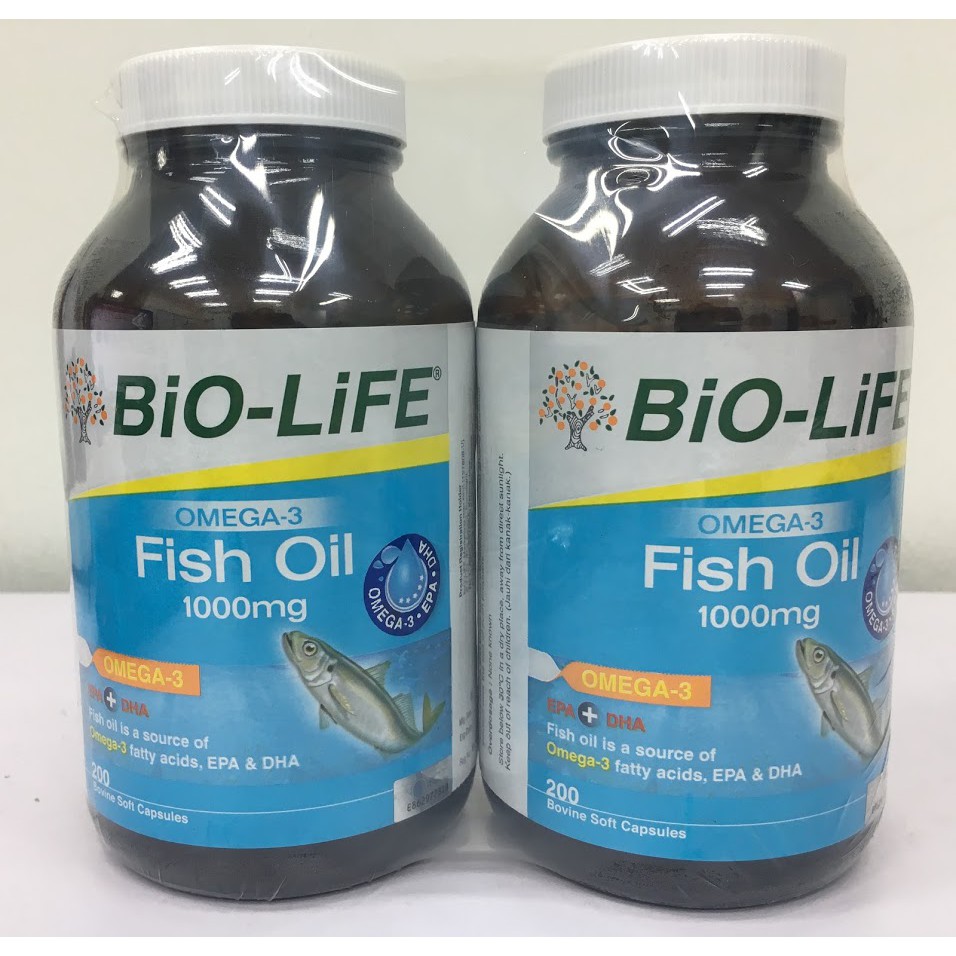 BioLife Omega3 Fish Oil 1000mg Exp04/2025 Shopee Malaysia