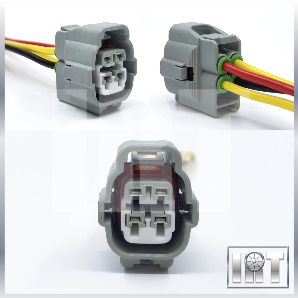 4 Pin Exhaust O2 Socket Vios Oxygen Sensor Soket Enjin Kereta Connector