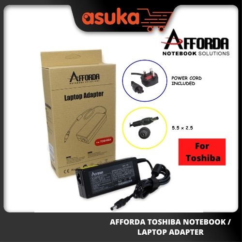 Afforda Toshiba 19V Notebook / Laptop Adapter (75W)