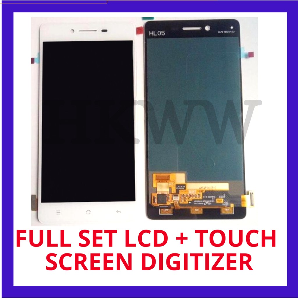 Oppo R7 Lite R7kf Full Set Lcd Display Touch Screen Digitizer White Shopee Malaysia