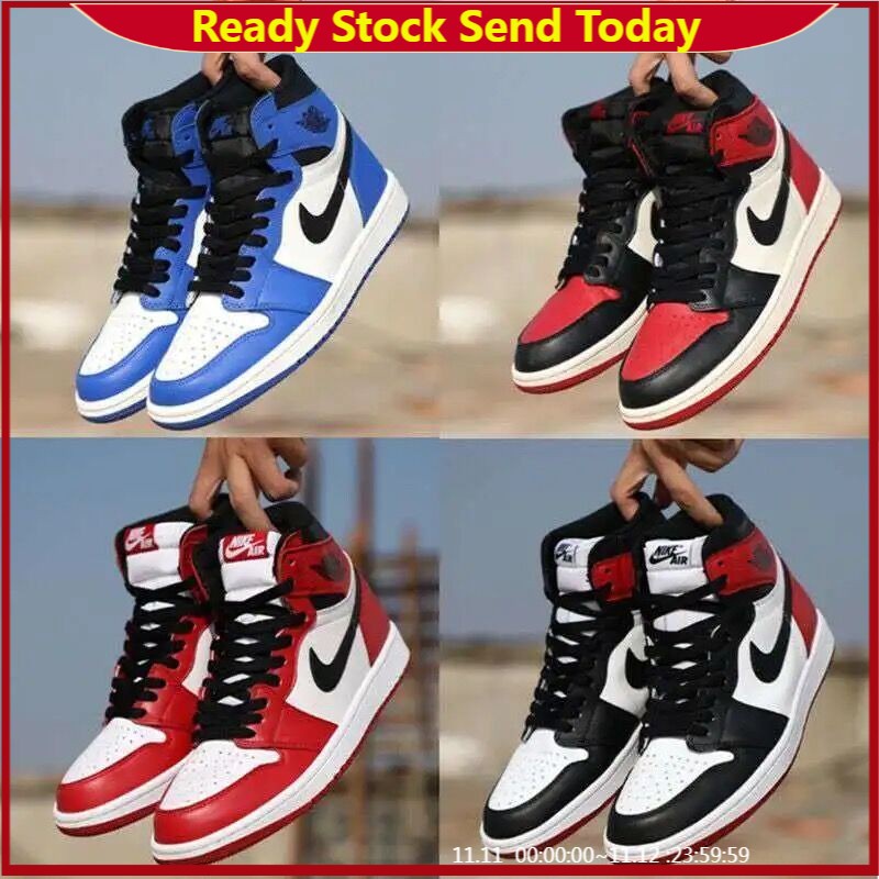 Ready Stock Nike Air Jordan 1 Kasut Perempuan Men Women High Sneaker Casual Shoes Shopee Malaysia