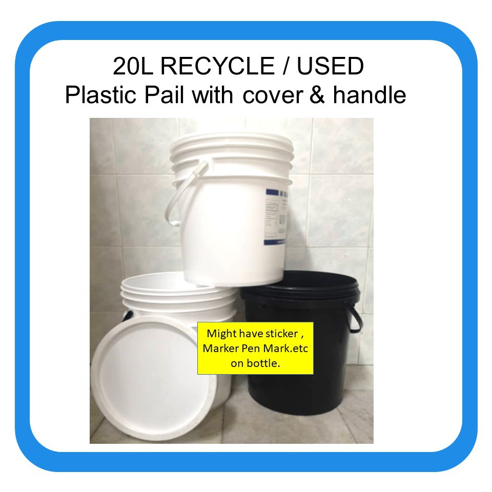 USED/RECYCLE 20L RECYCLE Multipurpose Packaging Plastic Pail with