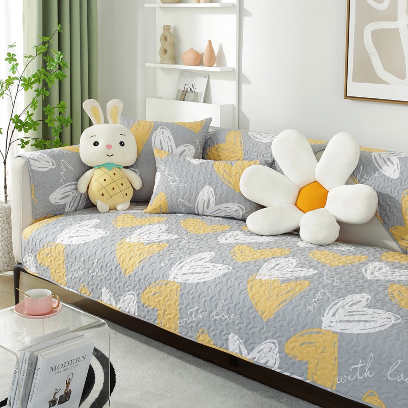 [Ready Stock] Modern Minimalist Sofa Cushion Cover Fabric Four Seasons