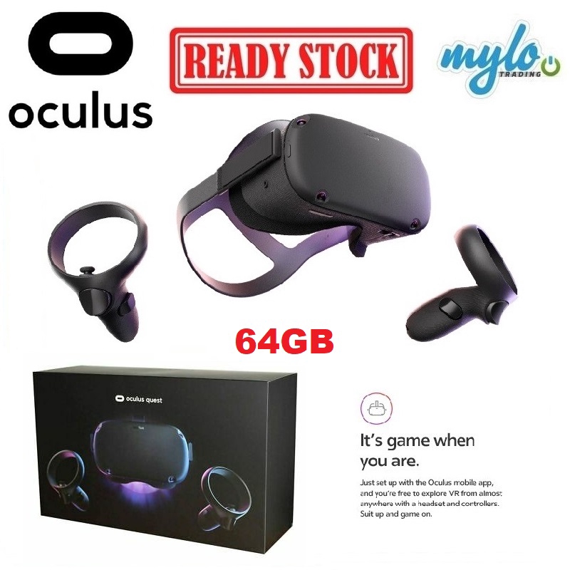 Oculus Quest Oculus Go All In One Vr Gaming Headset 64gb Shopee Malaysia