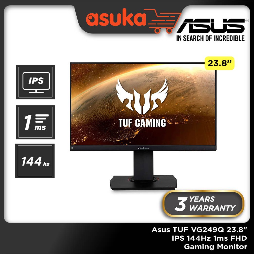 Asus TUF VG249Q 23 8 IPS 144Hz 1ms FHD Gaming Monitor Shopee Malaysia
