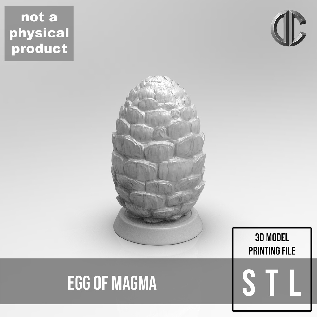 E190 Legendary Dragon Design The Dragon Egg Design Stl 3d Model Design Print Download Files