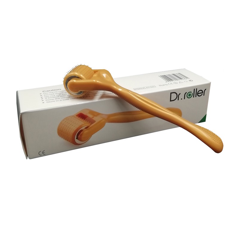 Dr.roller 192 Needles Derma Roller Micro Titanium Needle (Ready Stock) Beard Hair Growth Face Skin Care Acne Scars Pits Repair Acne Stretch Marks Enhance Nutrient Absorption rambut kulit Beauty Roller 0.2mm 0.25mm 0.3mm 0.5mm 0.75mm 1.0mm 1.5mm 2.0mm 2.5