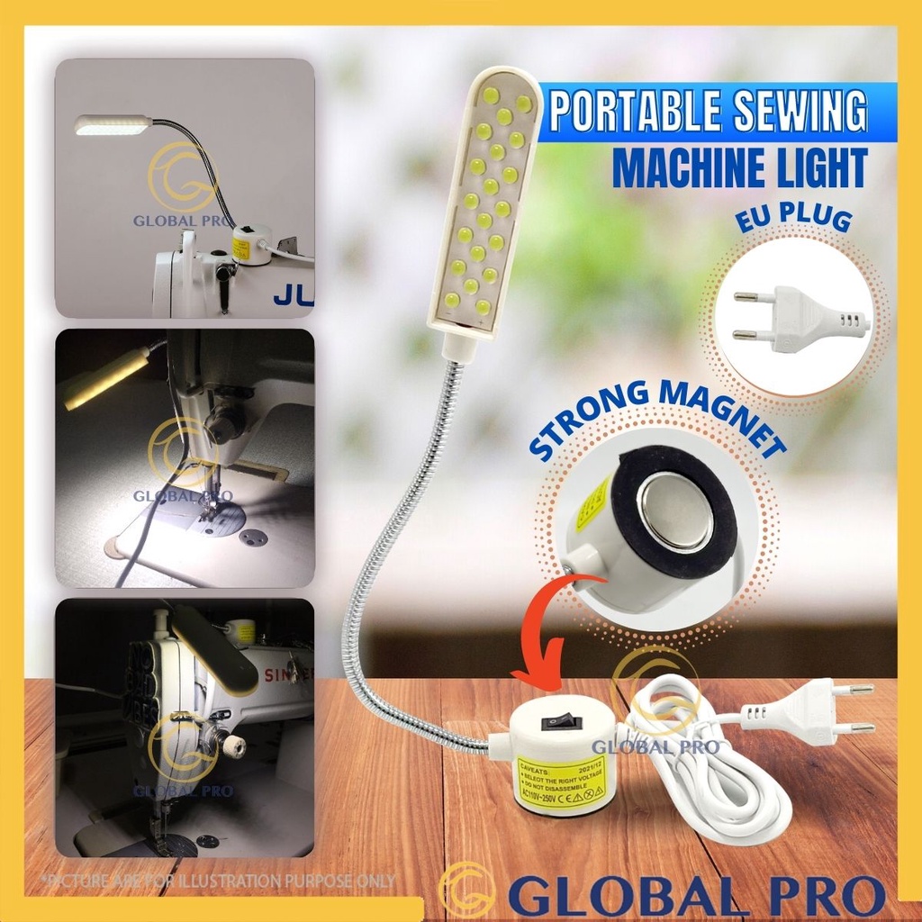 [READY STOCK] Multifunctional LED Light Sewing Machine Light