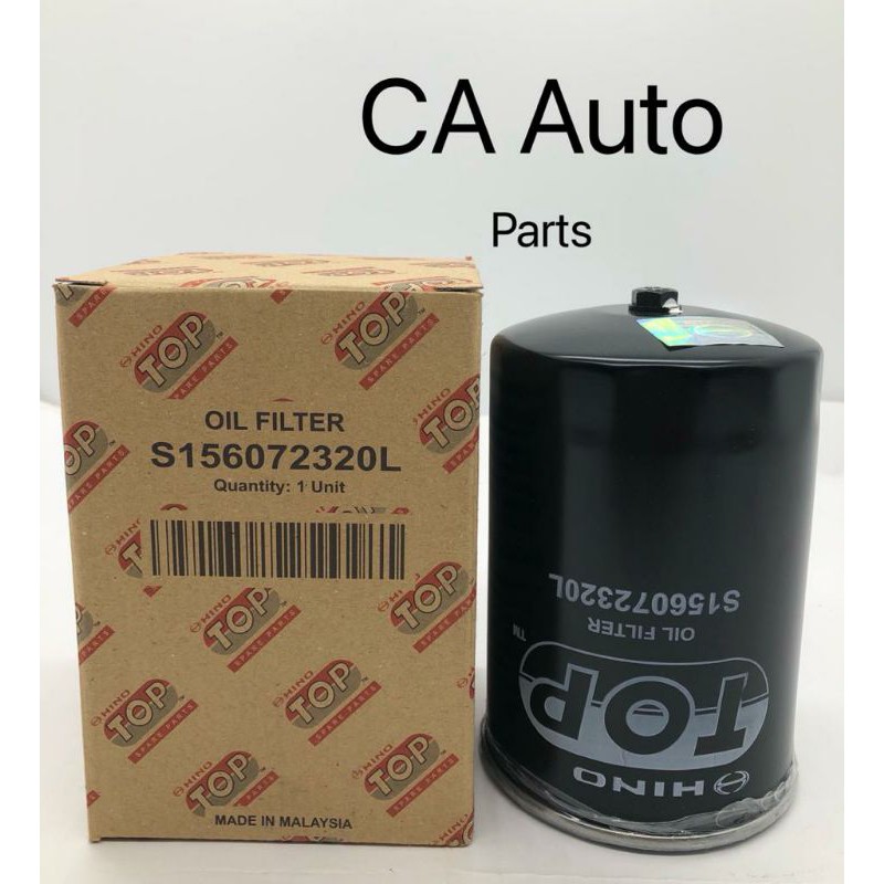 Oil filter for hino dutro 300 trucks using 53 off