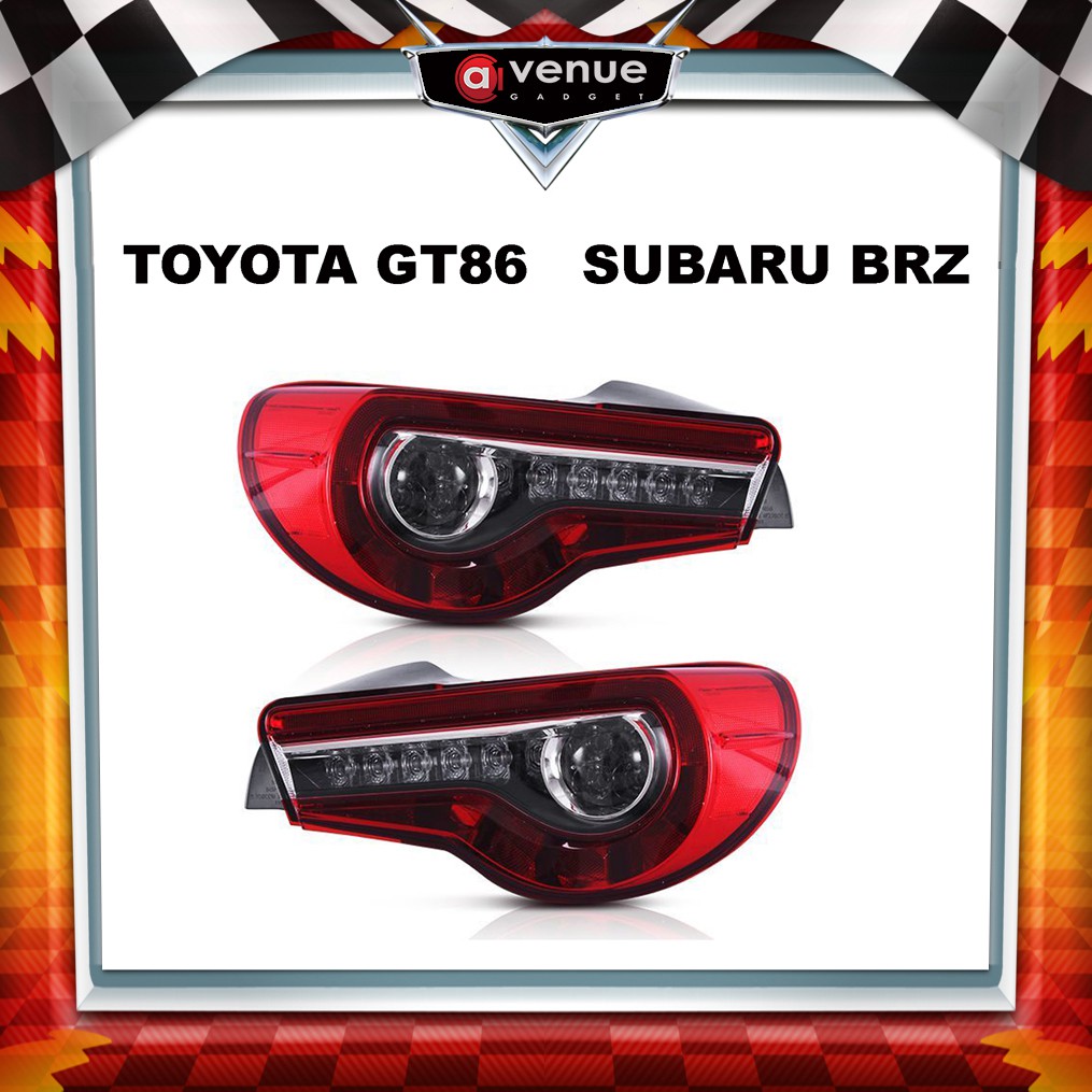 Toyota gt86 1216 Led Tail lamp Light Bar W/Signal Running Function Red