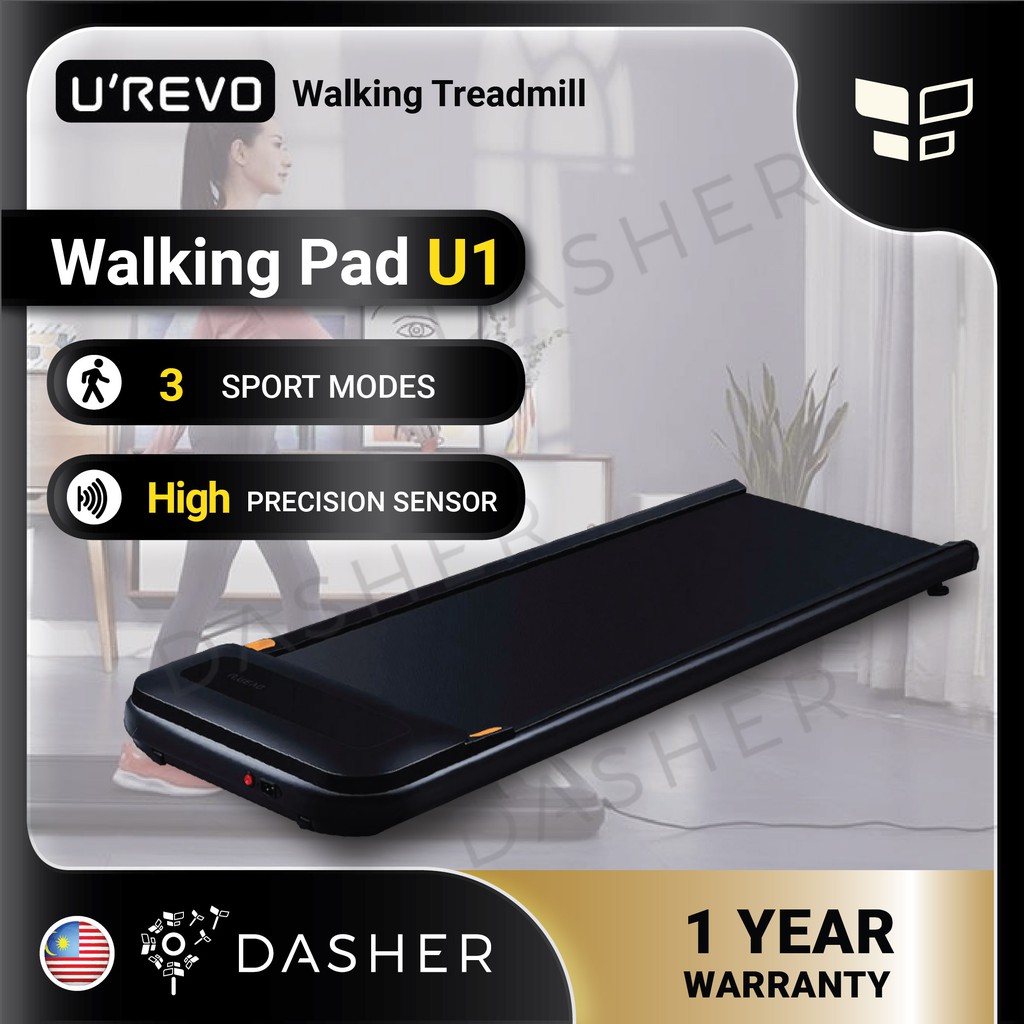 U'revo Walking Treadmill U1 Smart Walking Pad Machine Ultra-thin Home 