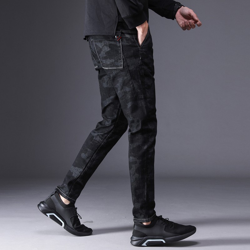 black camo jeans mens