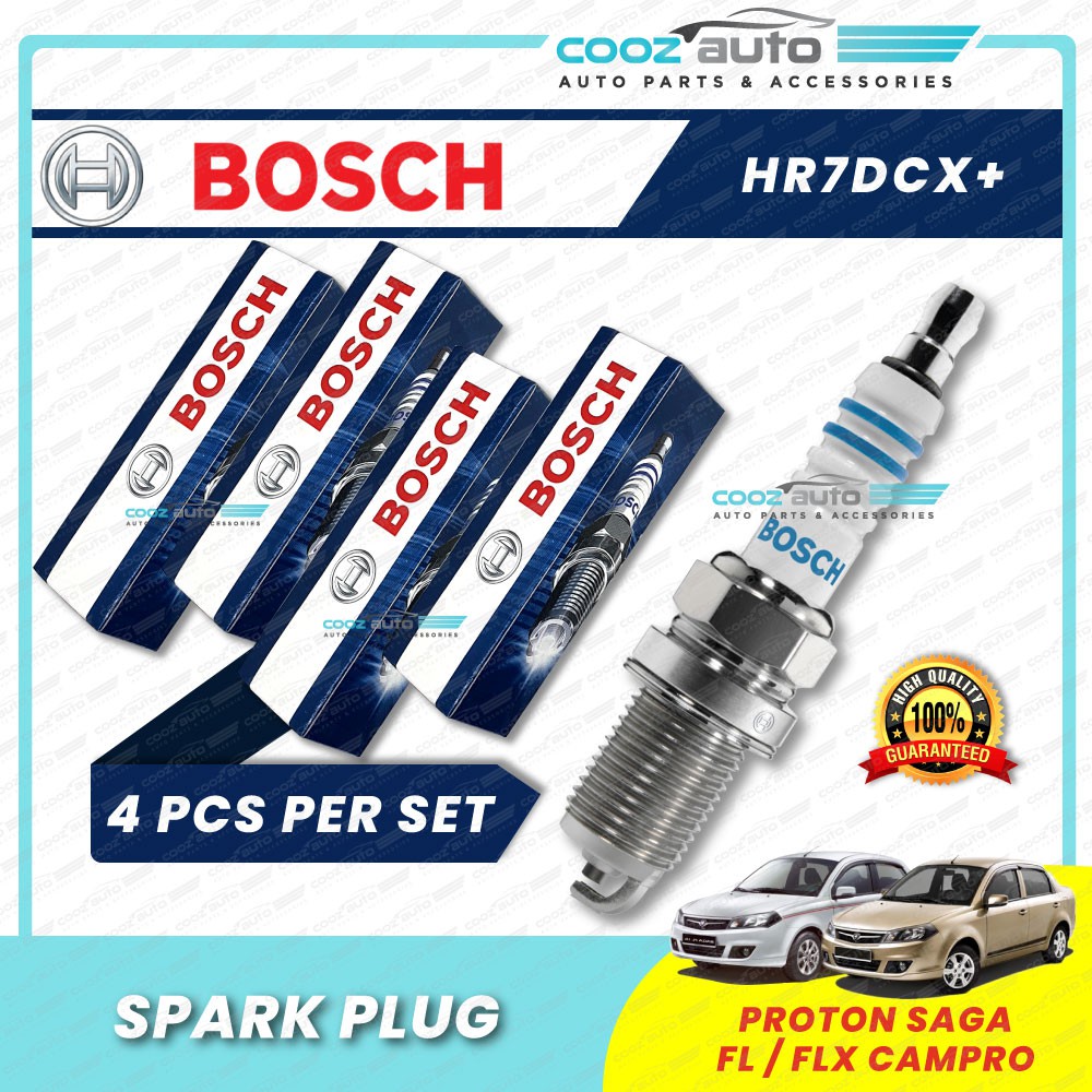 Proton Saga FL FLX CPS Bosch Super Plus with Yttrium Spark Plug HR7DCX
