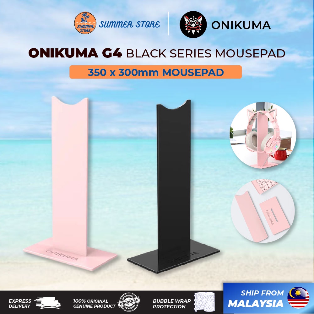 Onikuma ST-01 Headphone Stand Over Ear Headset Hanger Stylish Black ABS 耳机支架