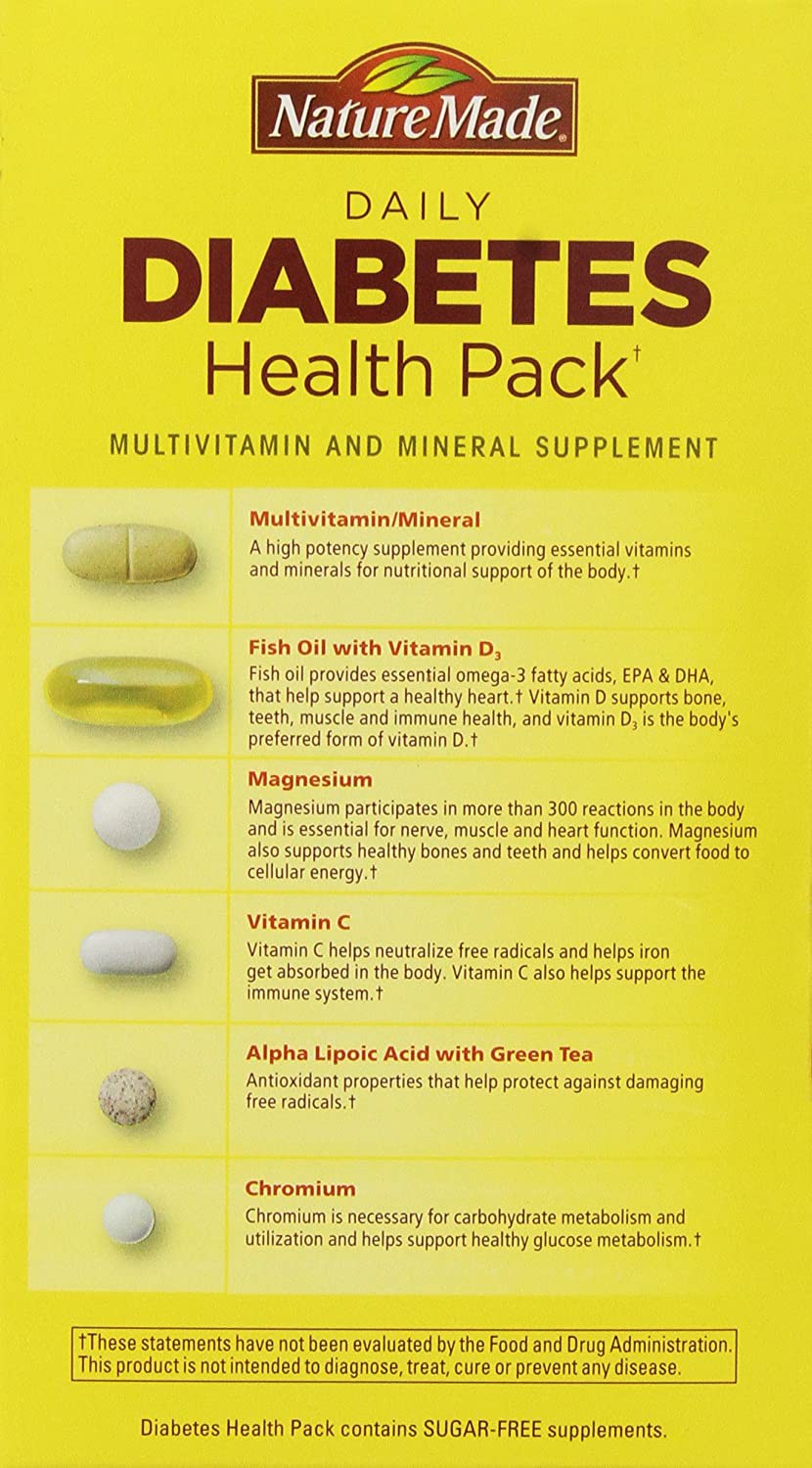 Buy Nature Made Diabetes Health Pack 60 Packets Seetracker Malaysia