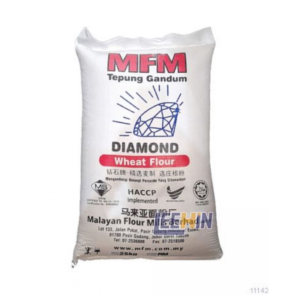 25KG Diamond MFM Golden Horse Tepung Roti Wheat Flour High