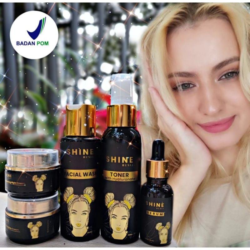 Shine Russia WHITENING SKINCARE BPOM