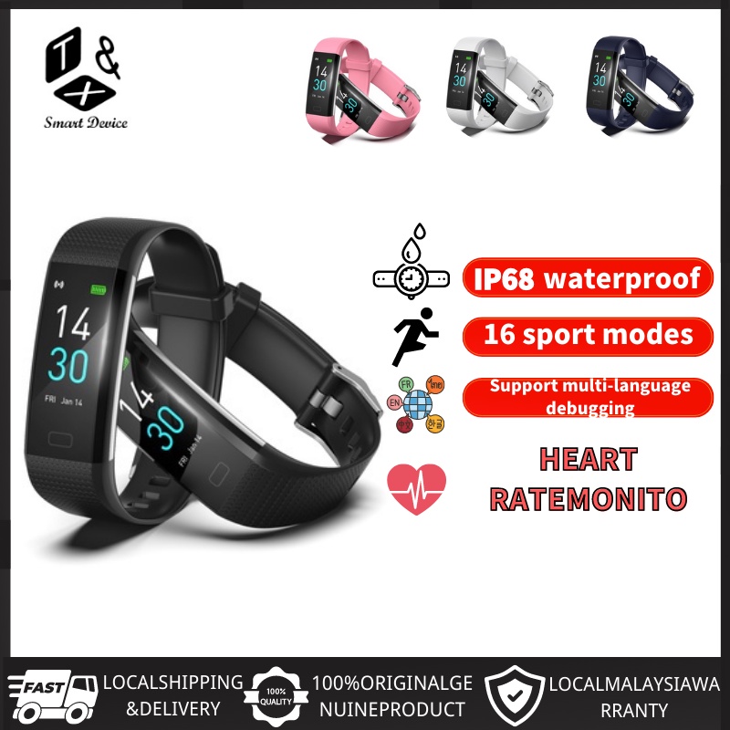 T&X Runmifit Bluetooth Smart Watch Bracelet Men Women Blood Pressure