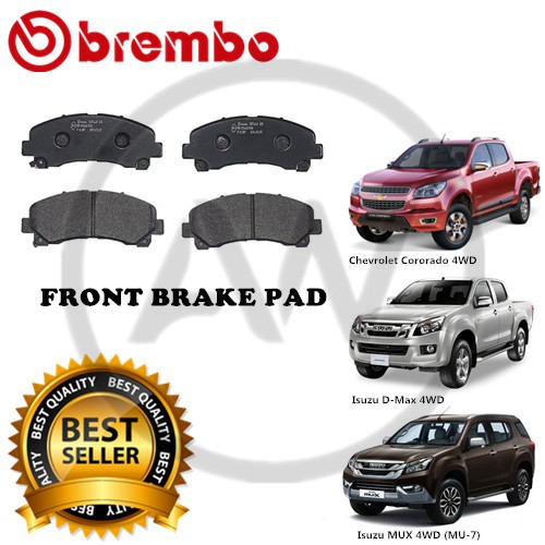 BREMBO Isuzu Dmax DMax Mux Chevrolet Colorado Front Disc Brake Pad