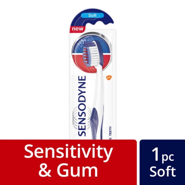 Berus Gigi Lembut Sensodyne Sensitivity Gum Soft Toothbrush Gusi Berdarah Gigi Sensitif Braces Orthodontics Shopee Malaysia