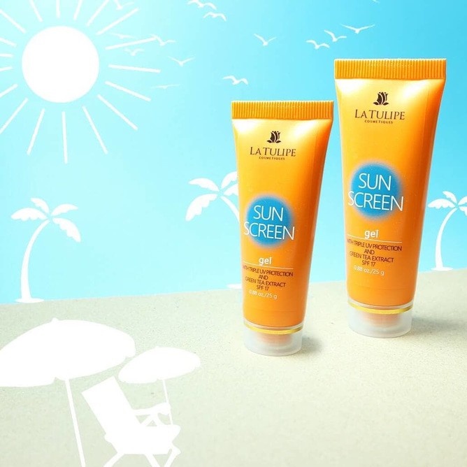 La TULIPE Sun Screen Gel 25 Gr Shopee Malaysia