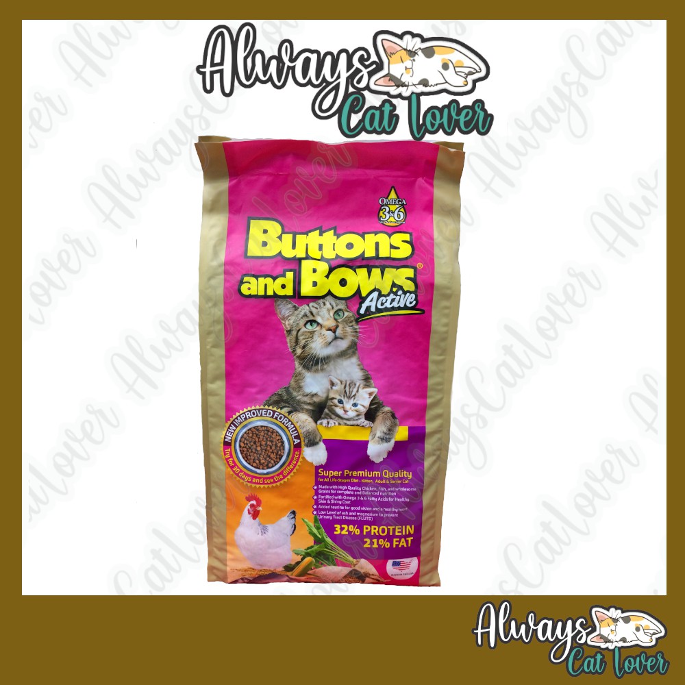 Buttons And Bows Cat Food 8kg Shopee Malaysia 