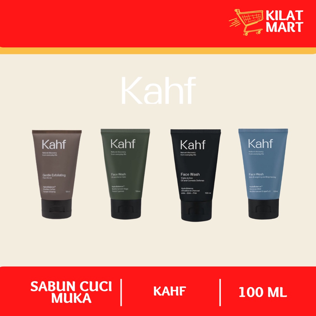 Kahf 100ml Men Face Wash 100 ml | Shopee Malaysia