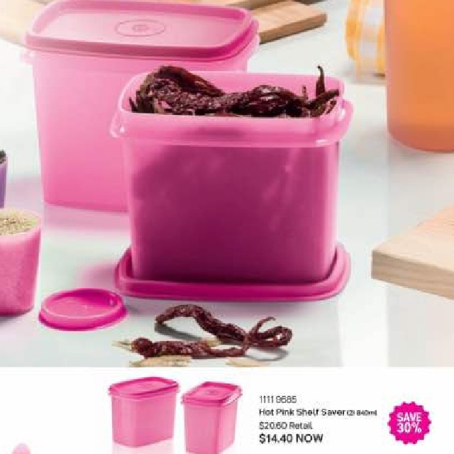 Tupperware Shelf Saver Without Spoon 840ml (1pc)