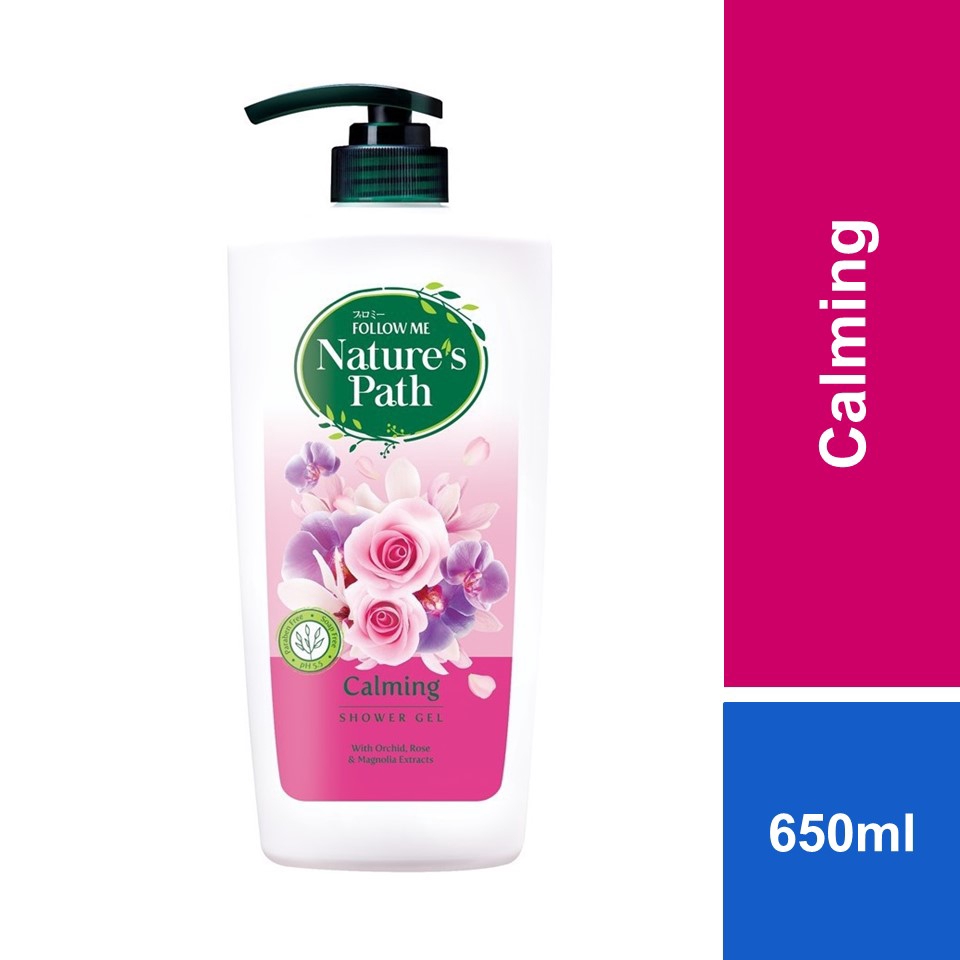 Follow Me Nature's Path Shower Gel Calming 650ml