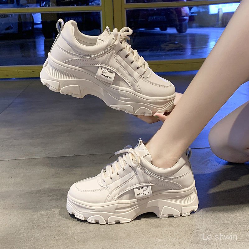 READY STOCK LESHWIN  Korean Style  Sports Shoes Casual Shoes High heel Sneakers Platfrom shoes