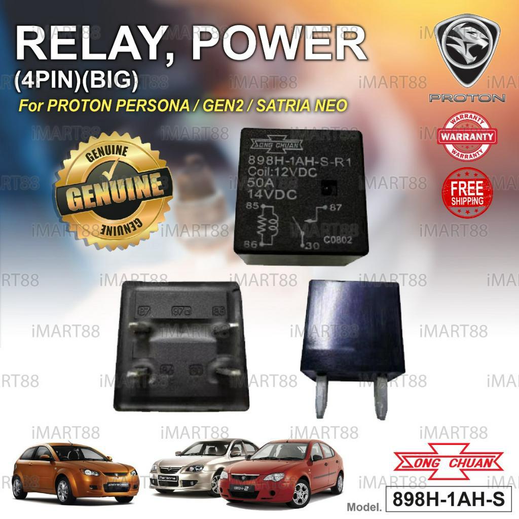 Original Proton Persona Gen 2 Satria Neo Gen2 Power Relay 4 Pin Song ...